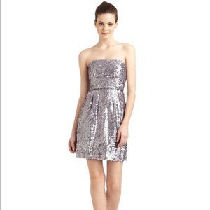 BCBG Carole Sequin Cocktail Dress in Lilac